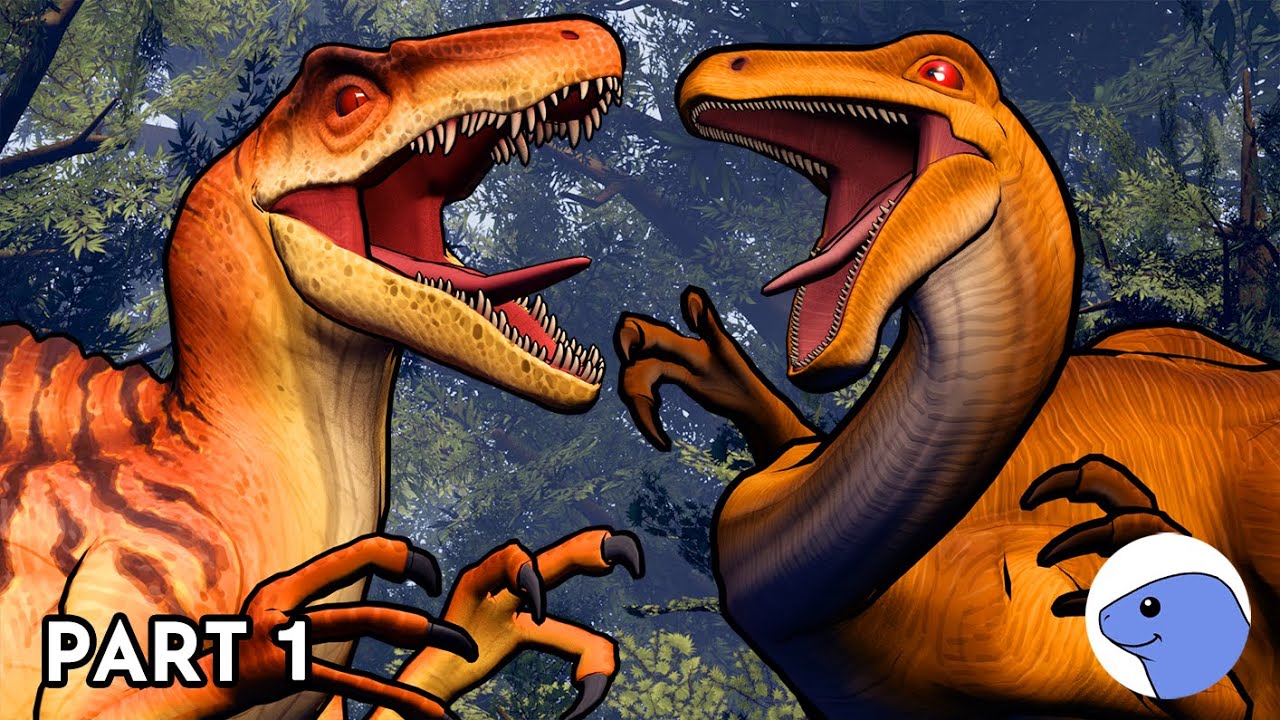 Gallimimus vs Spinoraptor | Animation (Part 1)