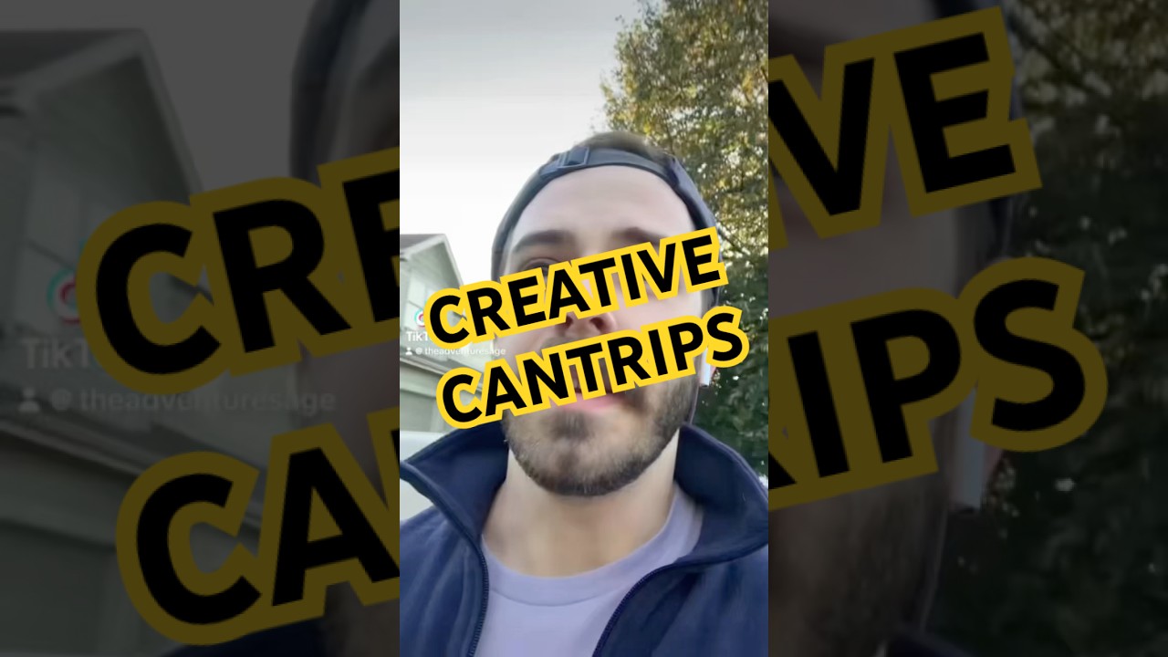 Get creative with cantrips ✨#dnd #dndtiktok #dnd5e #dungeonmaster