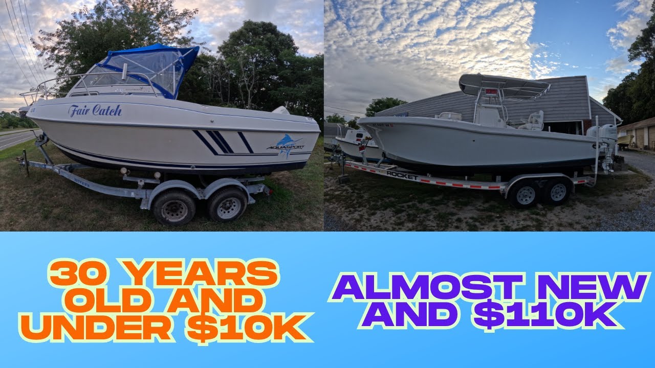 Picking Boats by the Side of Road - a Sub-$10K Walkaround and an Almost New Dusky 278T!