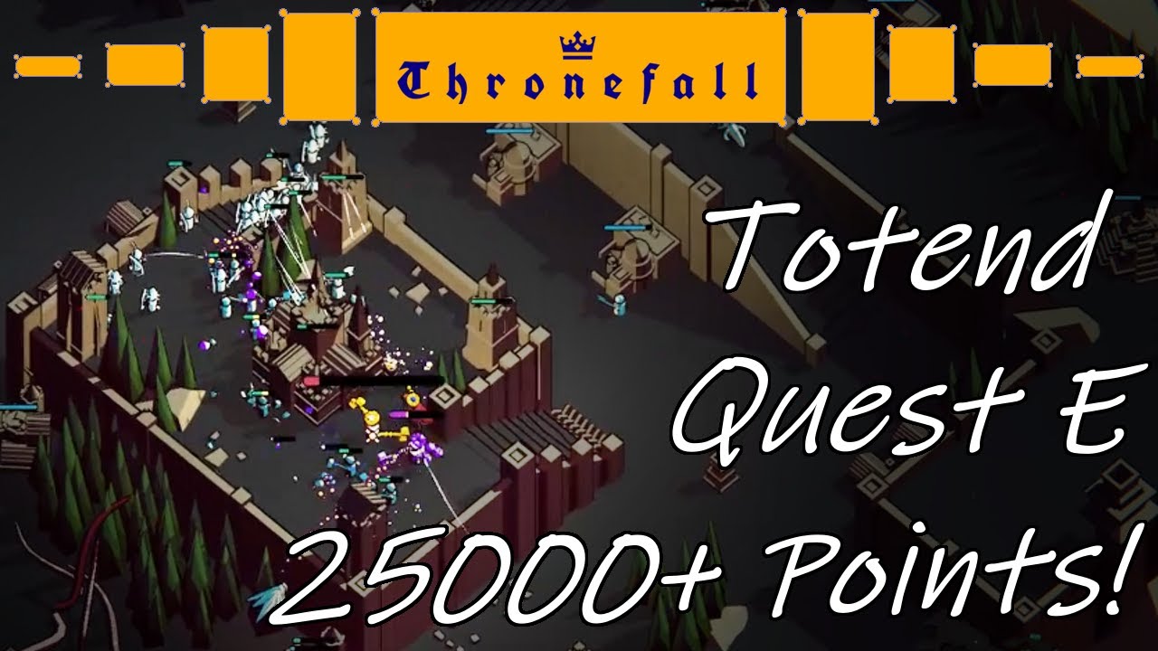How To Beat Totend Quest E! - Thronefall