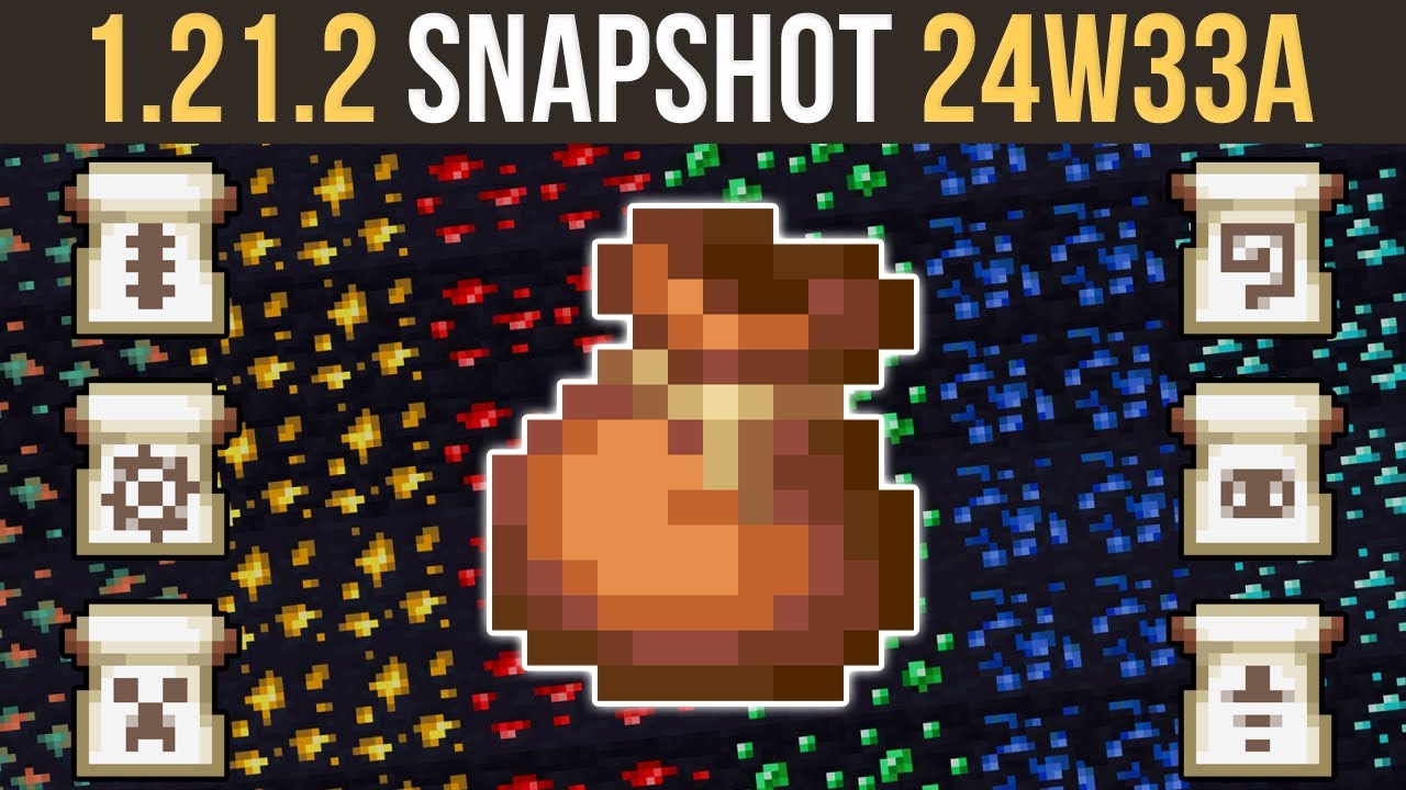 Minecraft 1.21.2 Snapshot 24W33A | Улучшенные наборы, эксперименты и новые маленькие мобы!