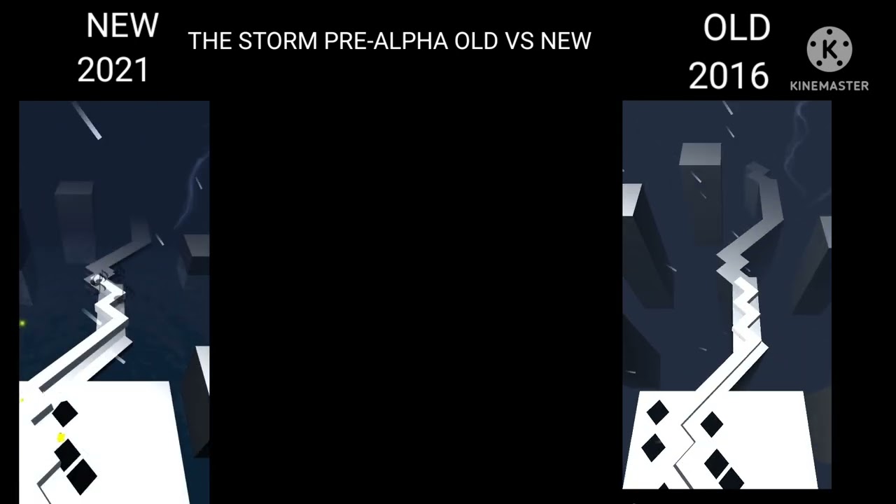 Dancing Line - The Storm (Pre-Alpha) - Old VS New