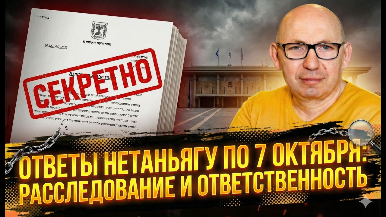 Он все ПОНИМАЛ но ему НЕ ДАВАЛИ - Нетаньягу и расследование: что мы узнали?