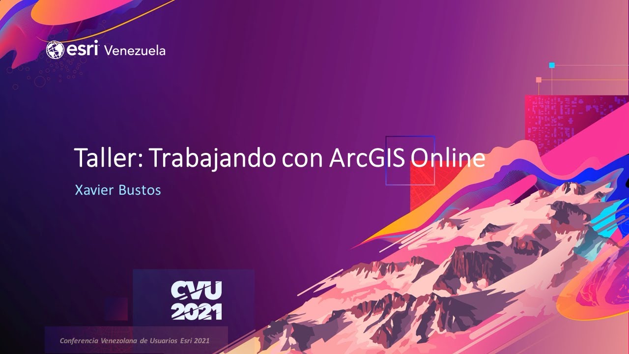 Trabajando con ArcGIS Online