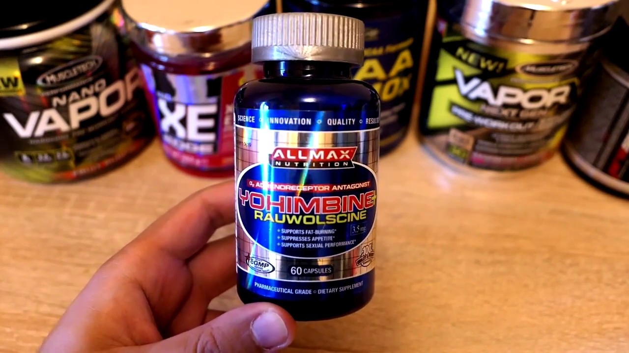 Поднимаем ТЕСТО и сжигаем ЖИР Allmax Yohimbine
