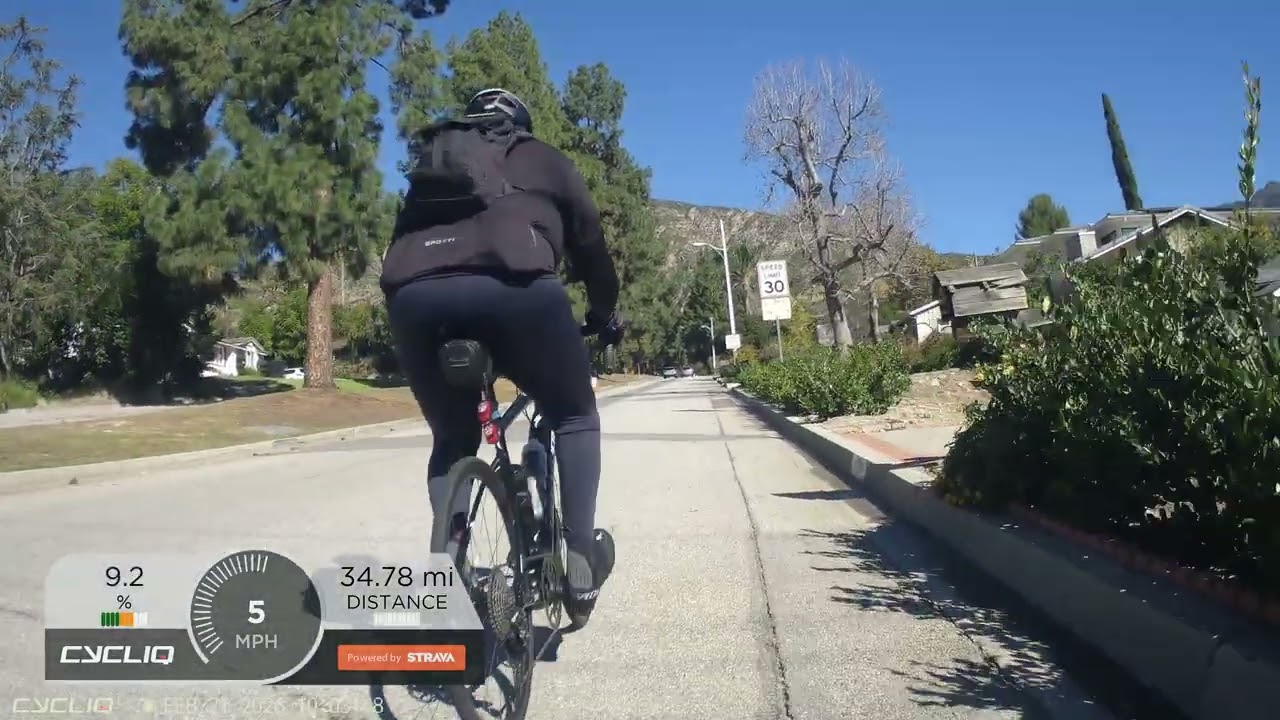 02.21.2026 (Part 1) Chantry Flat climb - Santa Anita Canyon Ave