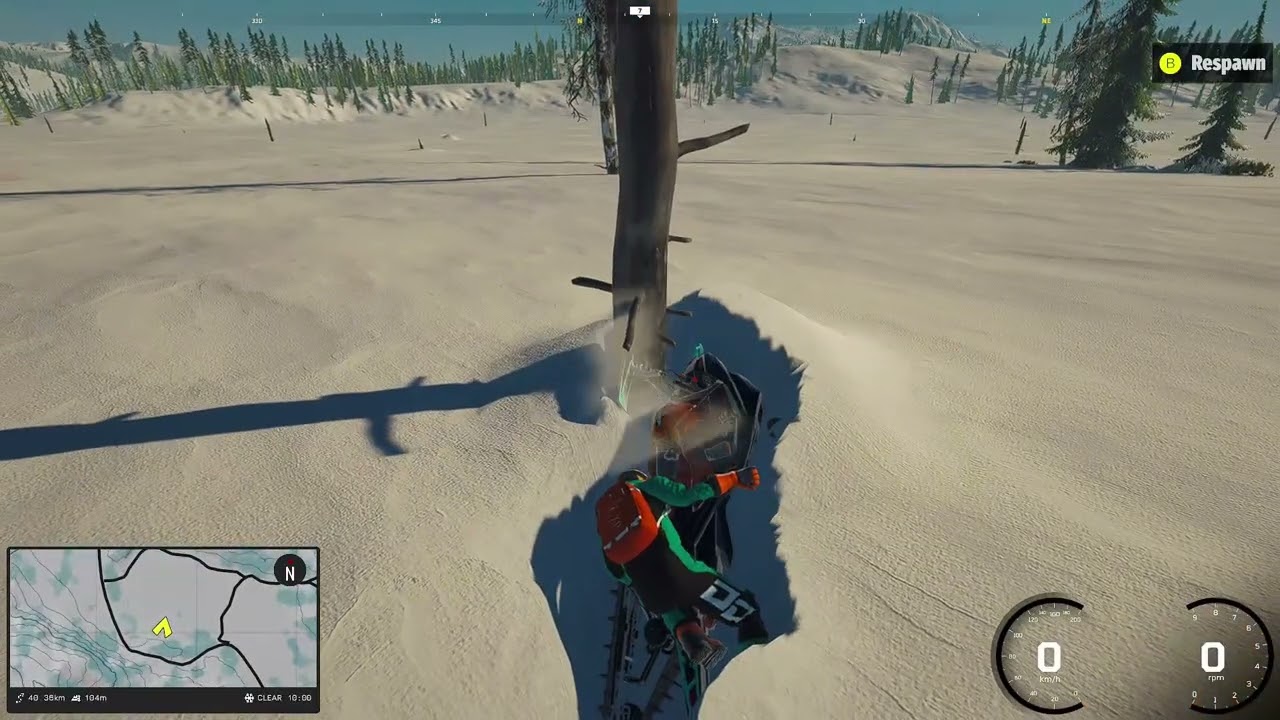 Sledders a full blown escape