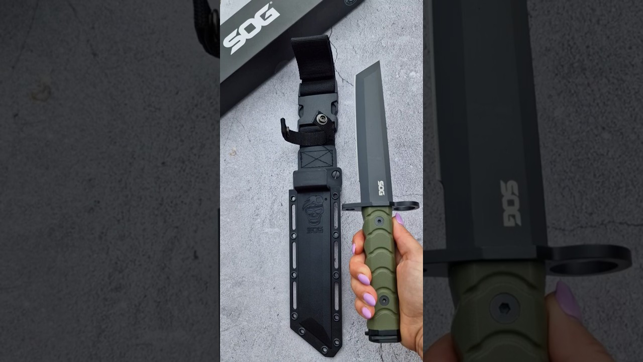 SOG BAR15T Combat Knife OD SOGBY1002BX #fixedblade #army #survival #blade #knifeworld #knifelove