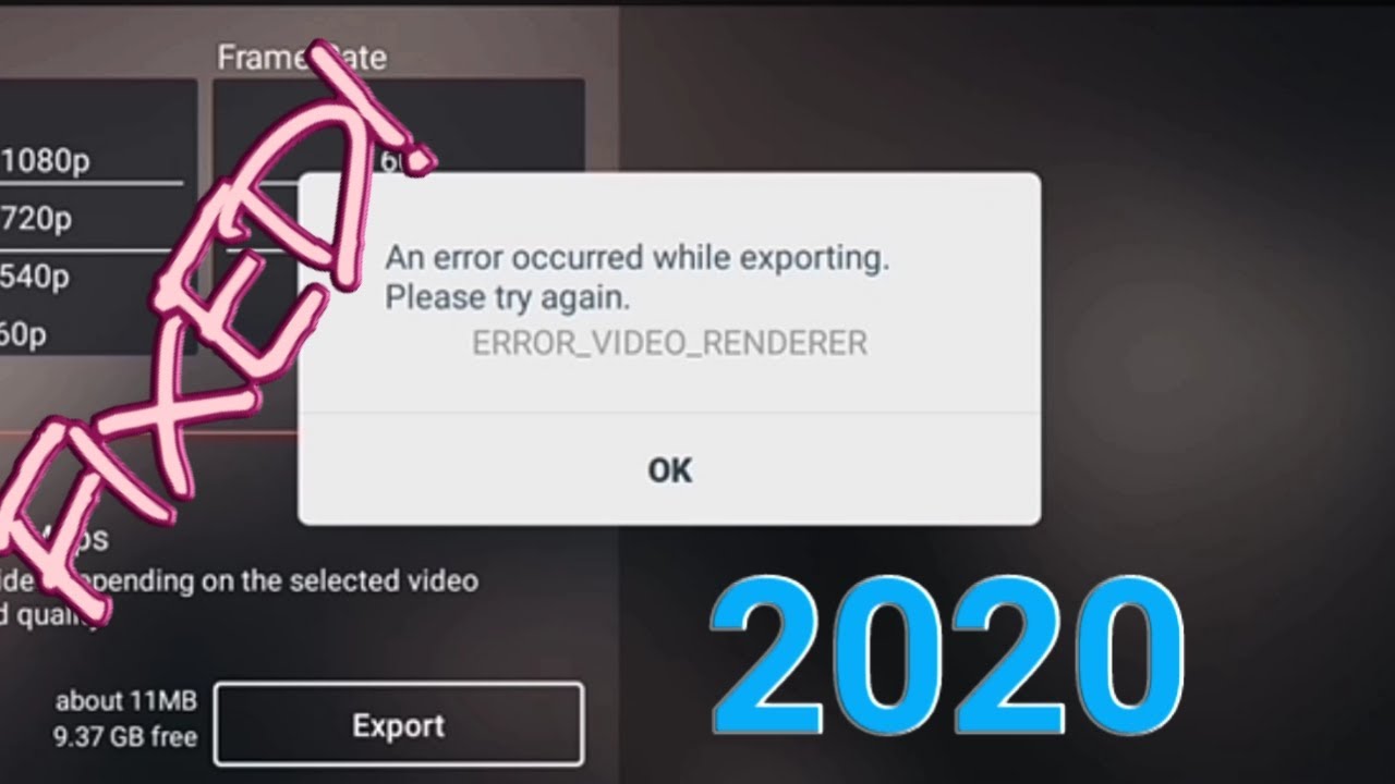 How to fix exporting error in Kinemaster | JessCTV| Kinemaster 2020