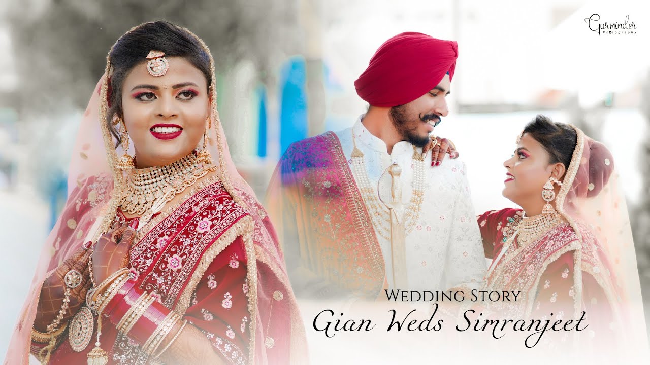 Best Sikh Wedding Highlights 2024 | Gian & Simranjeet |4K | Ludhiana | Gurminder Photography
