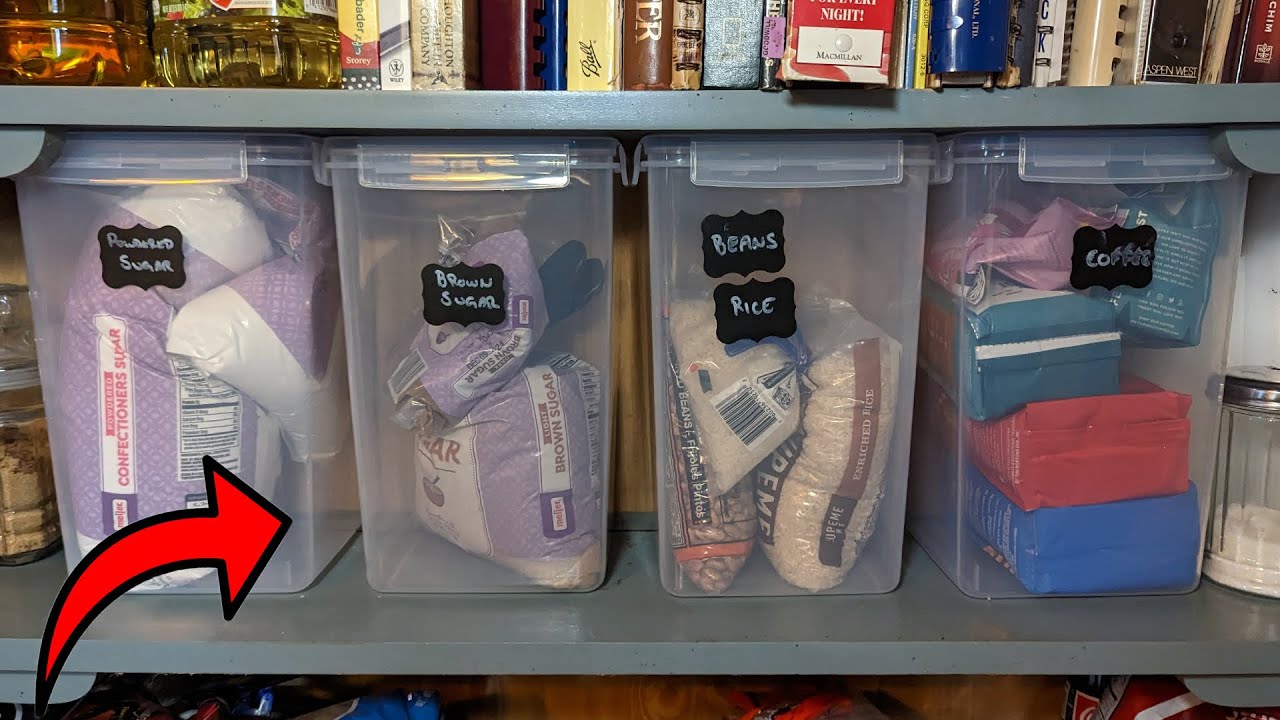 Keep Food FRESH In these Airtight Pantry Containers!