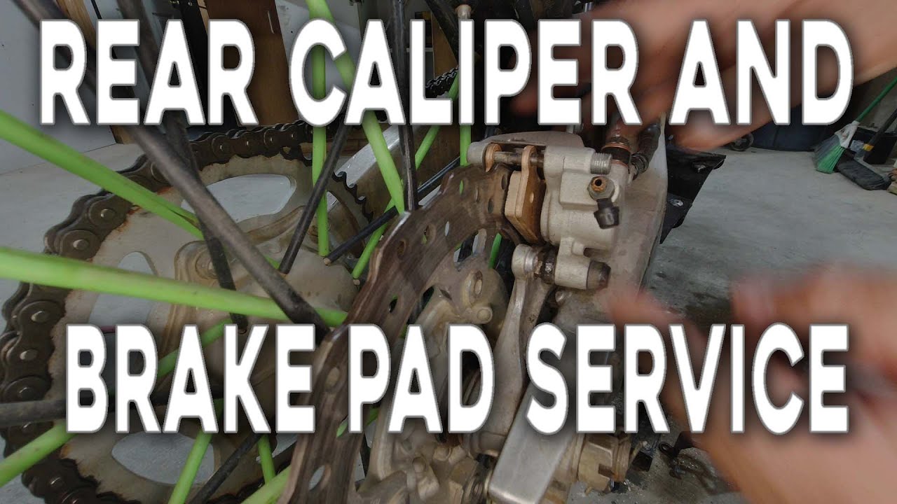 Ремонт задних тормозных колодок и суппорта для кроссового мотоцикла, Ep55