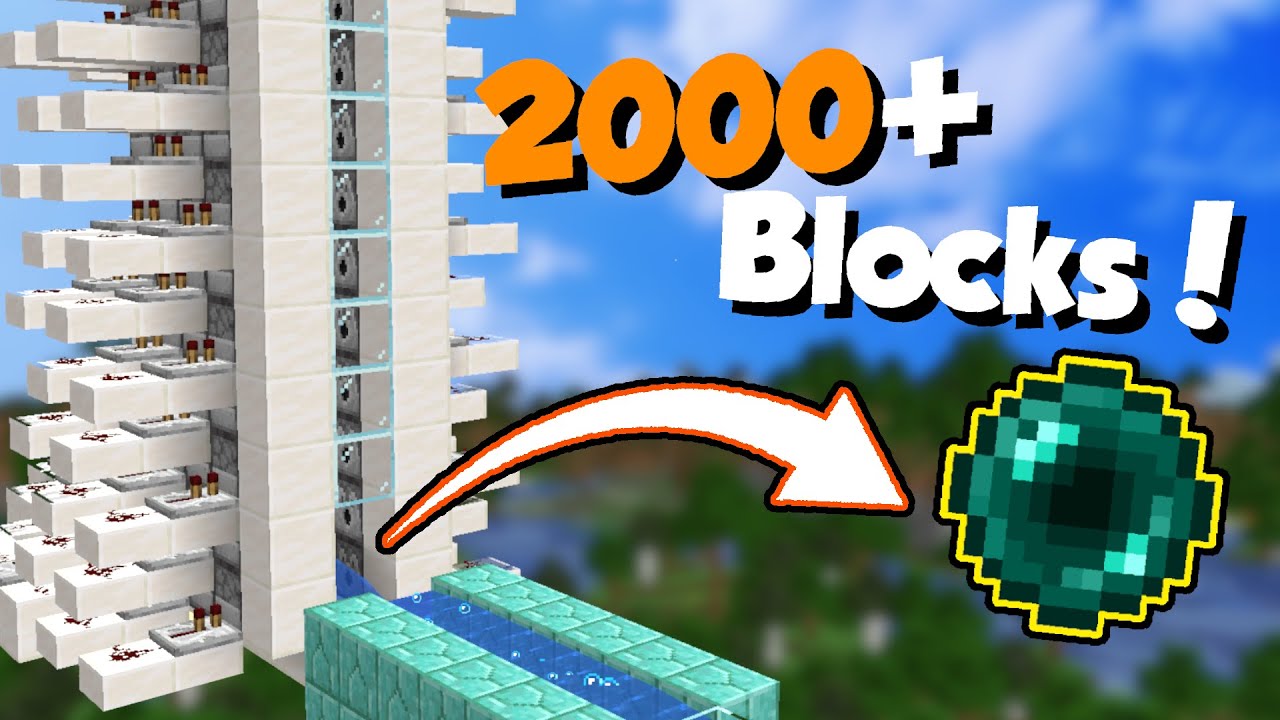 2000+ Blocks?!! | TNT Ender Pearl Launcher