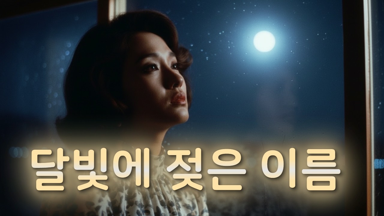 달빛에 젖은 이름 | 그리움과 이별을 노래하는 애절한 여성 트로트 | 밤에 듣기 좋은 트로트