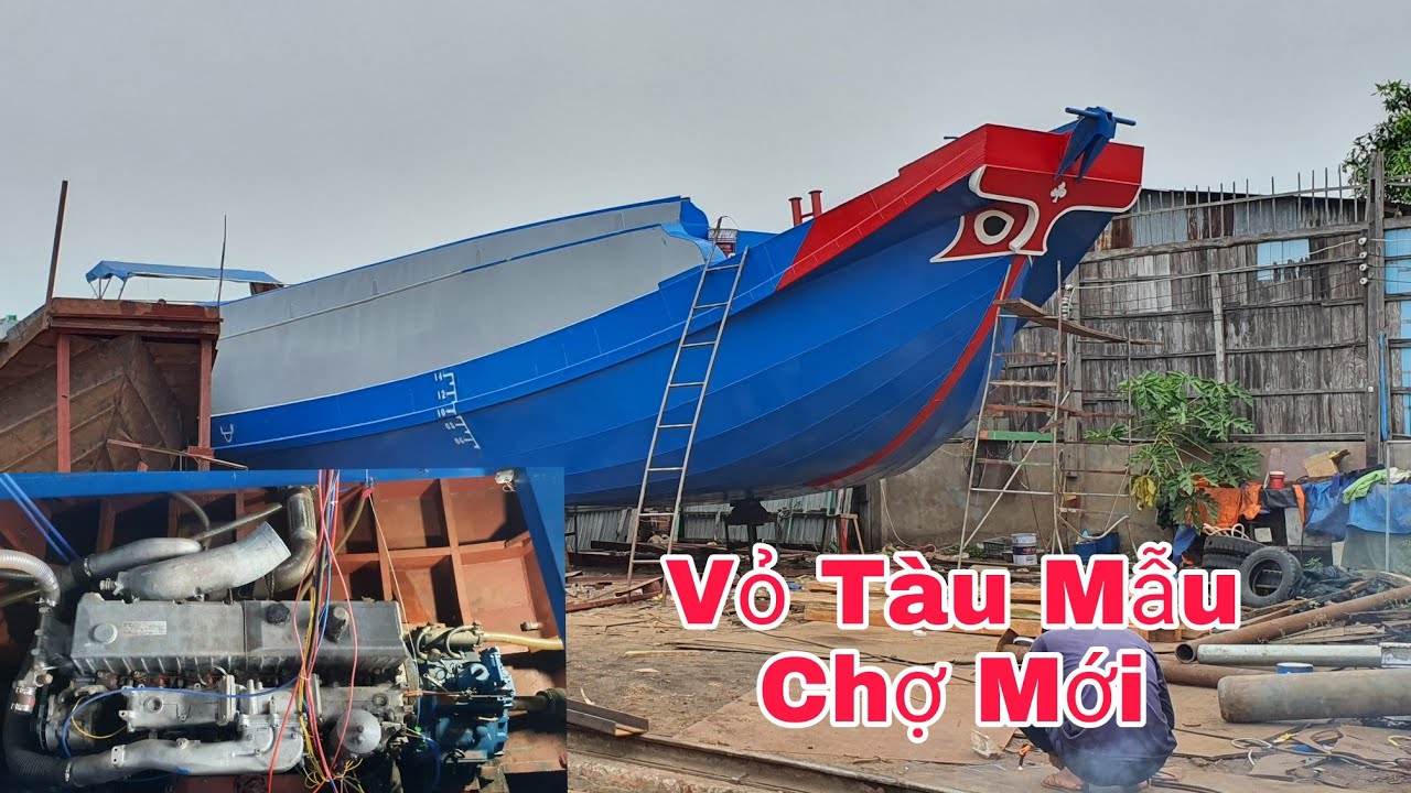 Review Vỏ Tàu 160 Tấn Kiểu Chợ Mới An Giang