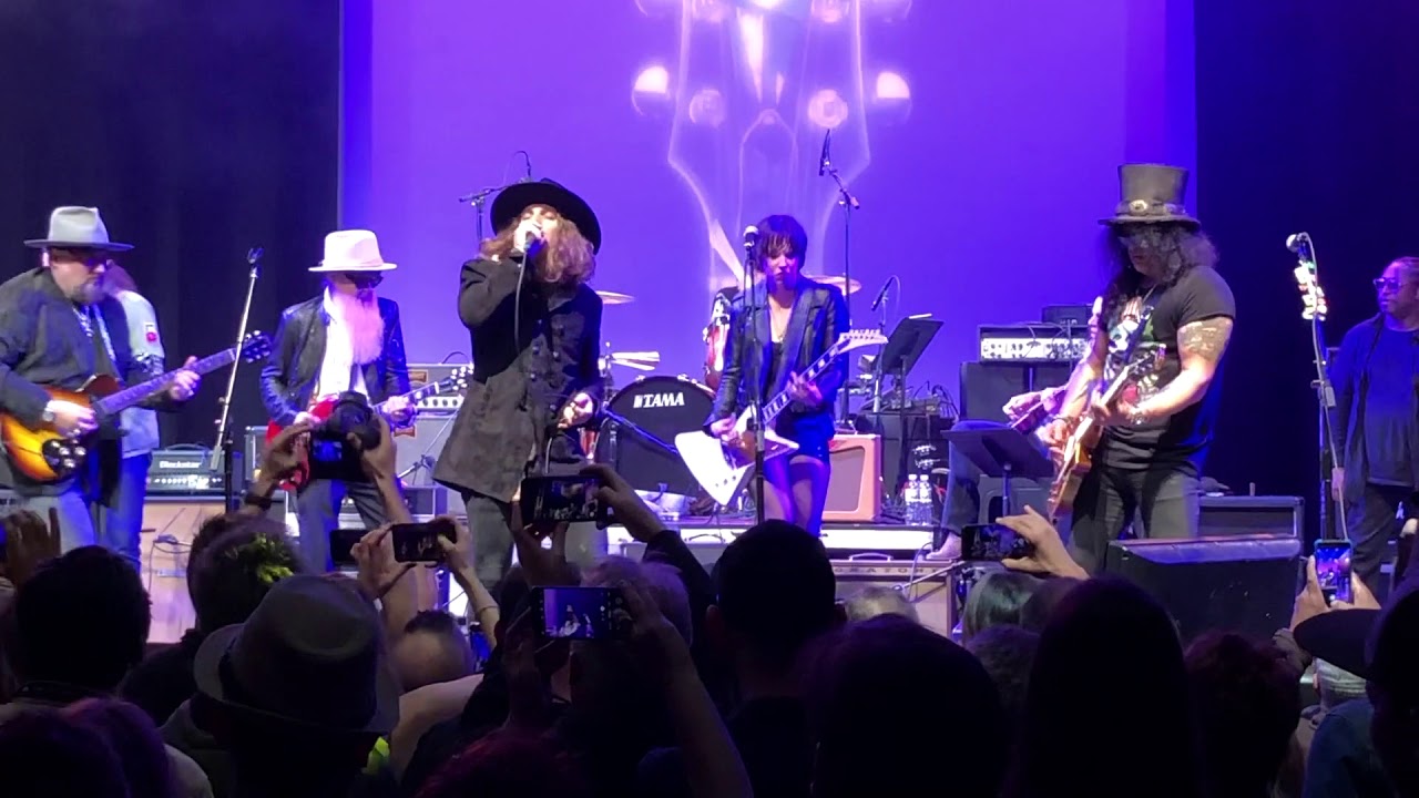 NAMM 2020 : Slash, Billy Gibbons, Lzzy Hale, Marc Labelle, Robin Zander, Rick Nielsen - Led Zeppelin