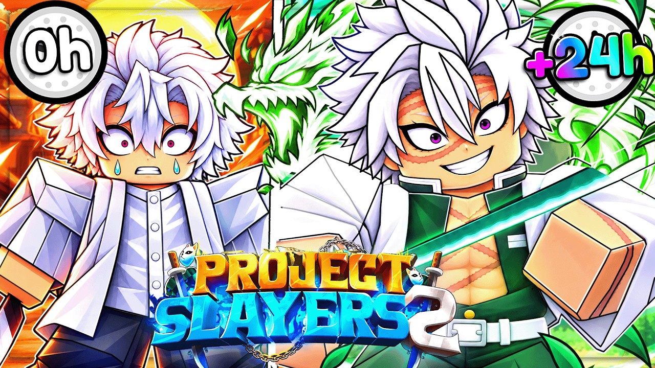 Я потратил 24 ЧАСА, становясь САНЕМИ ШИНАЗУГАВОЙ в Project Slayers 2 в Roblox!