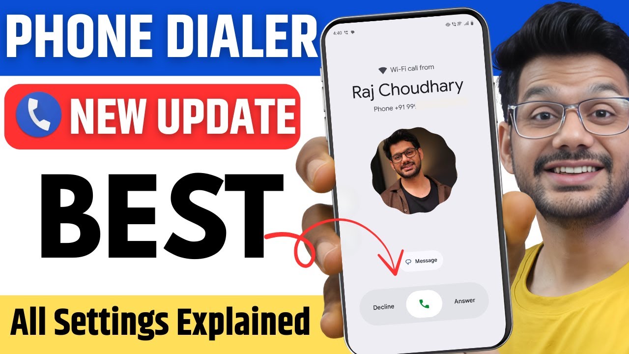 Google Dialer New Ui | Google Phone Dialer All Settings| Google Phone Dialer New Update Remove