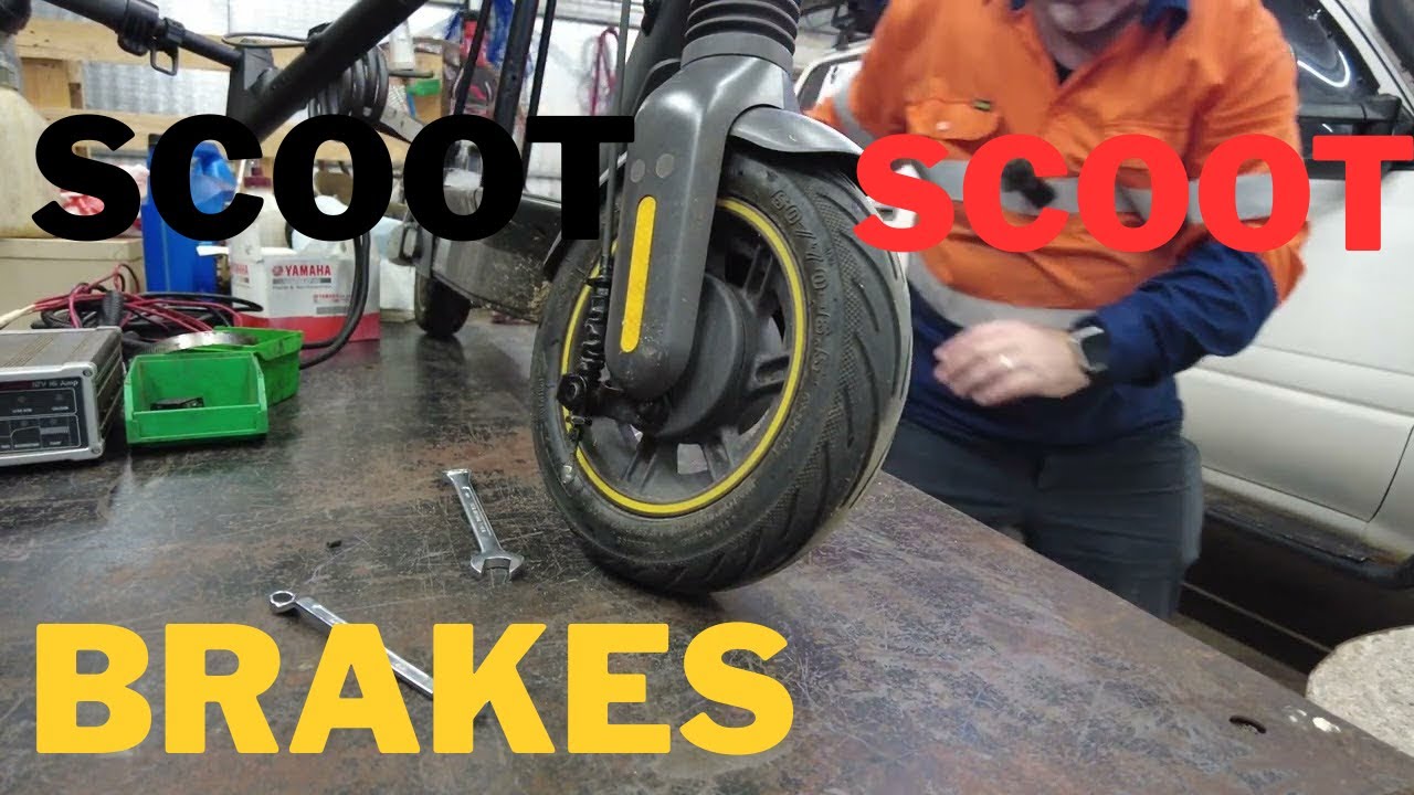 регулировка тормозов скутера Segway Ninebot MaxG2