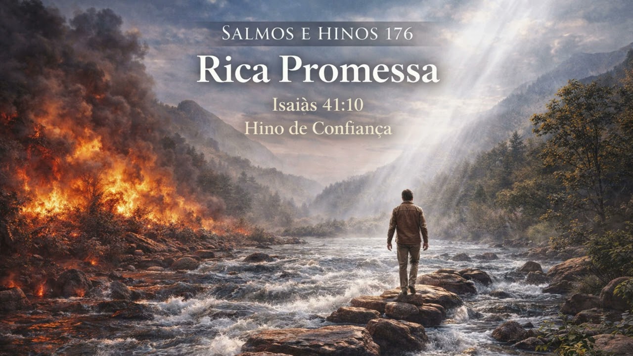 Salmos e Hinos 176 – Rica Promessa | Isaías 41:10 | Hino de Confiança
