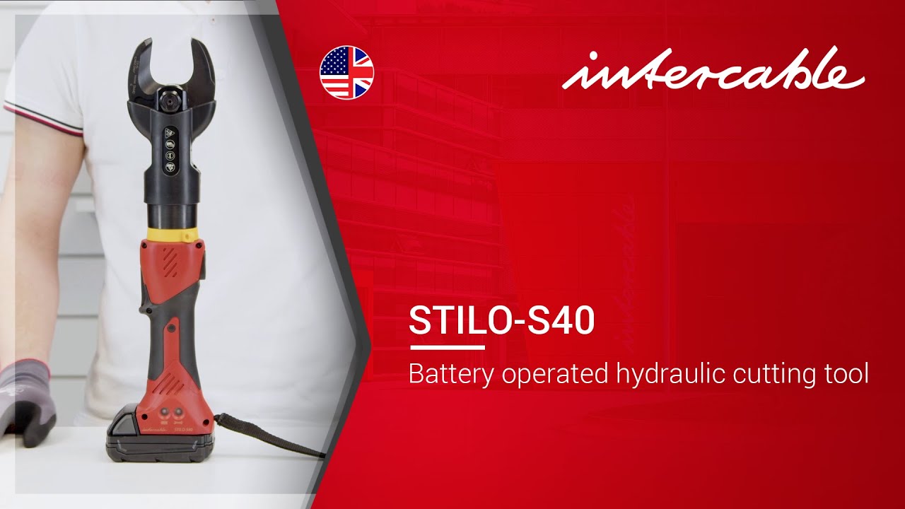 Application: STILO S40 Battery operated hydraulic cutting tool - INTERCABLE