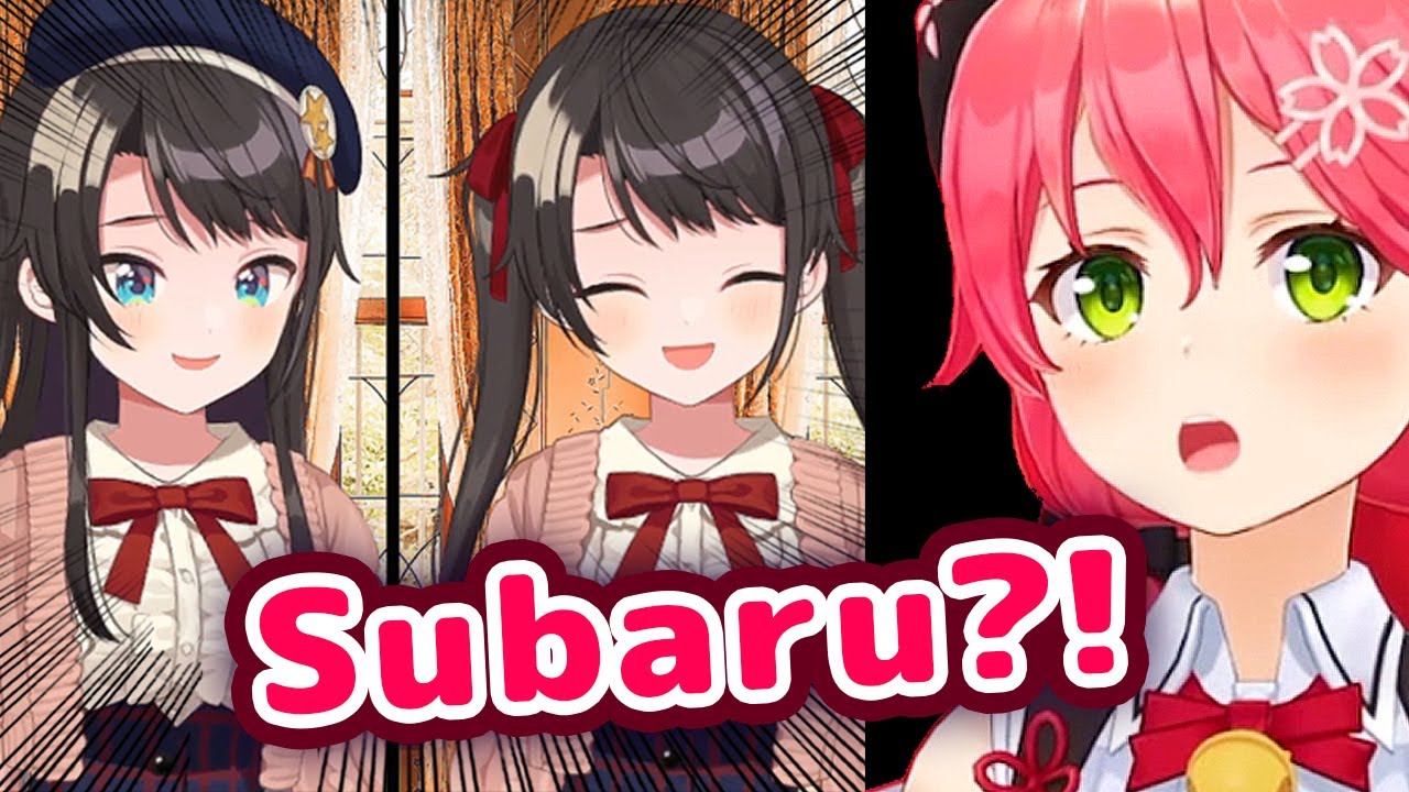 Miko Reacts To Subaru's New Outfit with Long Hair and Twintails【ENG Sub/Hololive】