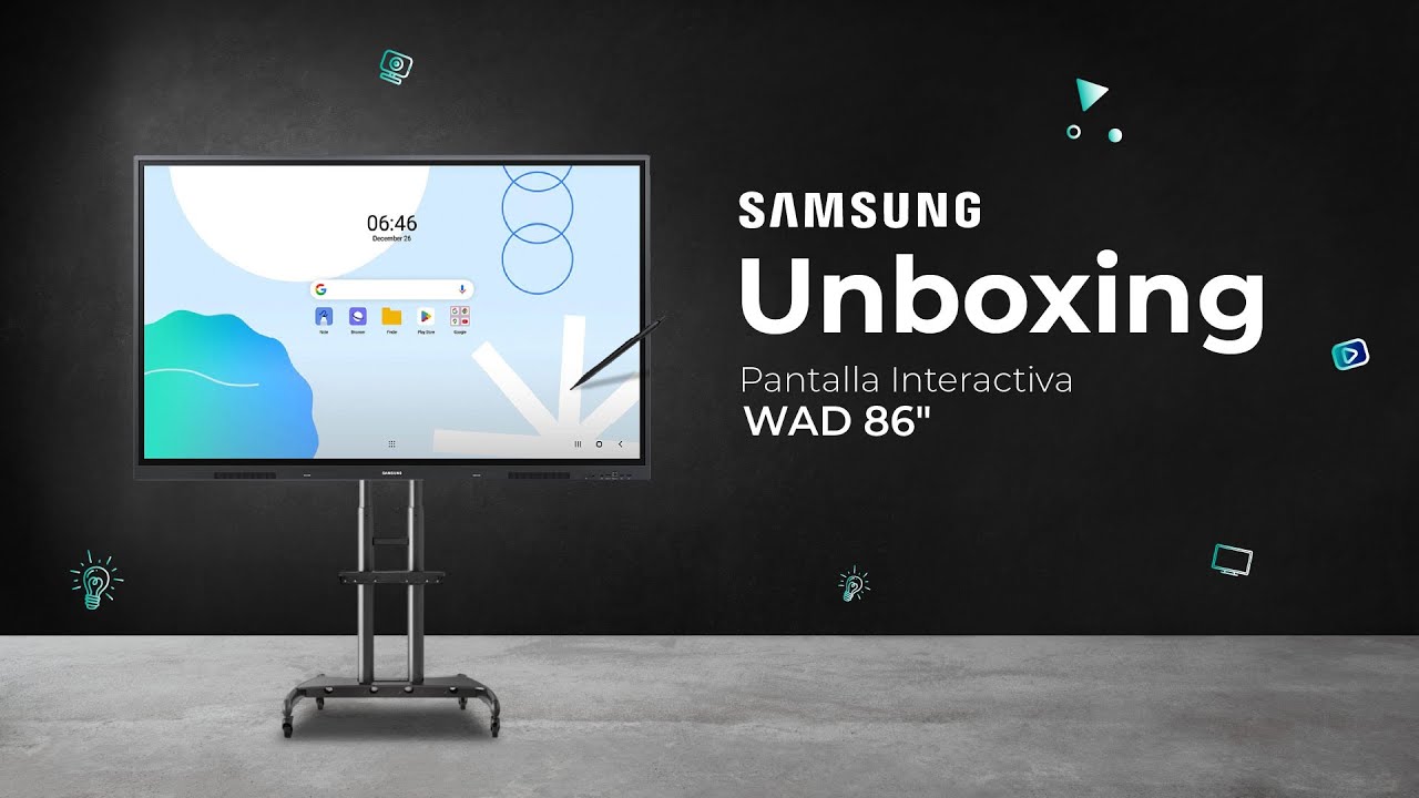 Unboxing Pantalla Interactiva Samsung WAD86