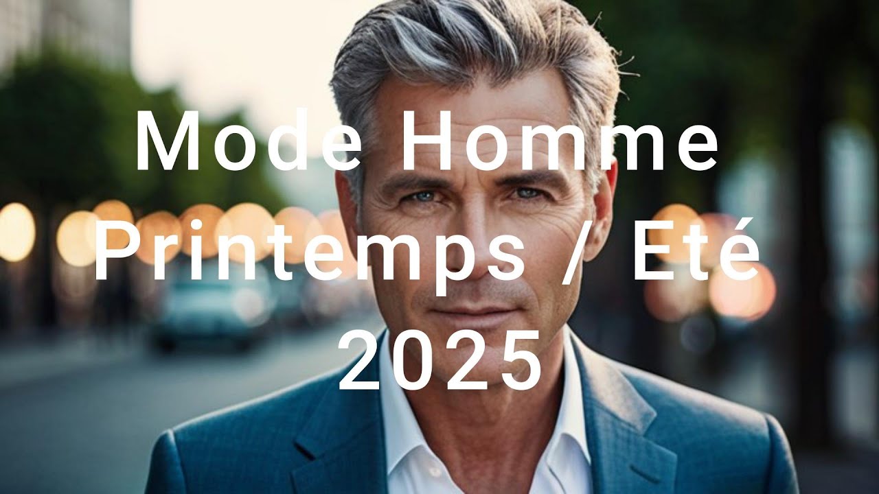 Mode Homme 50+ | Tendances Printemps-Été 2025 : Élégance, Confort & Style
