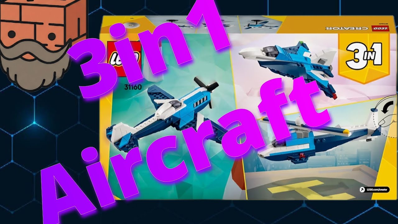 Lego 3in1 Aircraft: Race Plane 31160