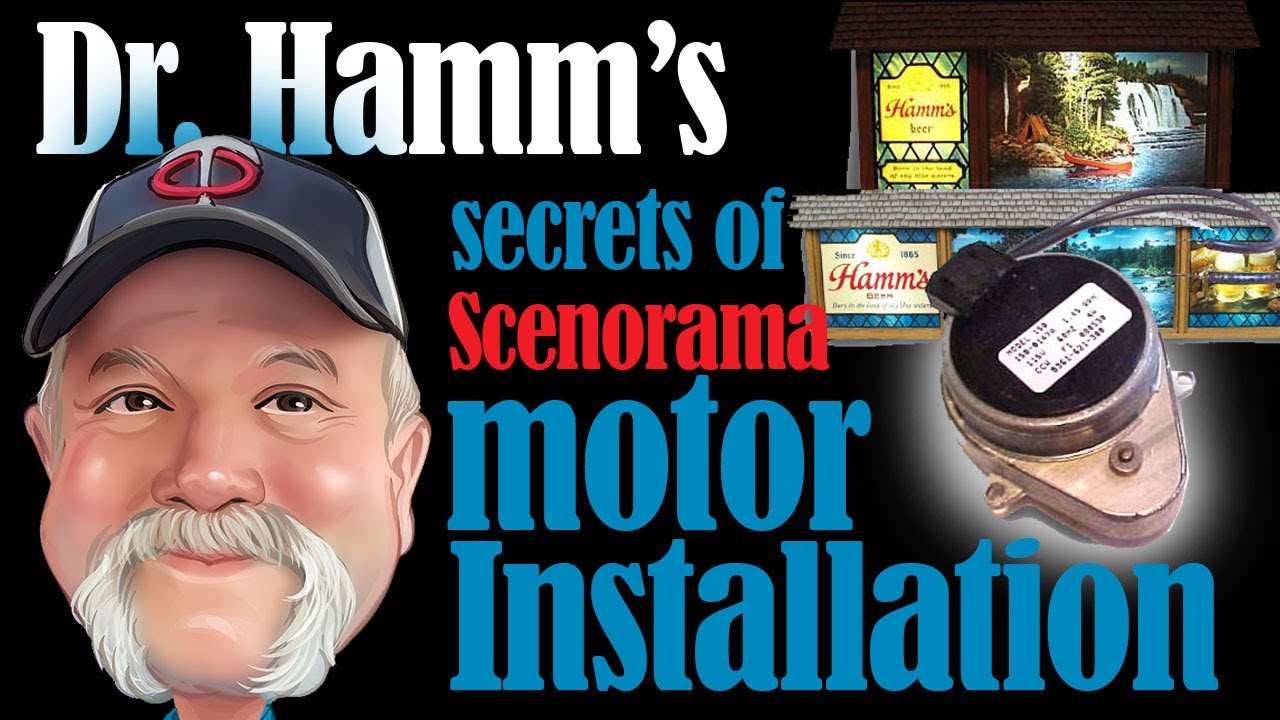 Dr. Hamm's - Установка нового двигателя на винтажный знак Hamm's Scenorama для движущихся вод