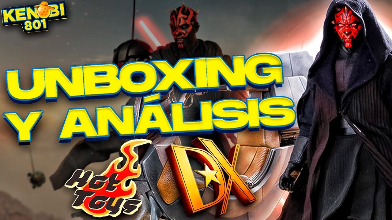Darth Maul DX17 La Amenaza Fantasma | HOT TOYS | - [Unboxing y Análisis en Español]