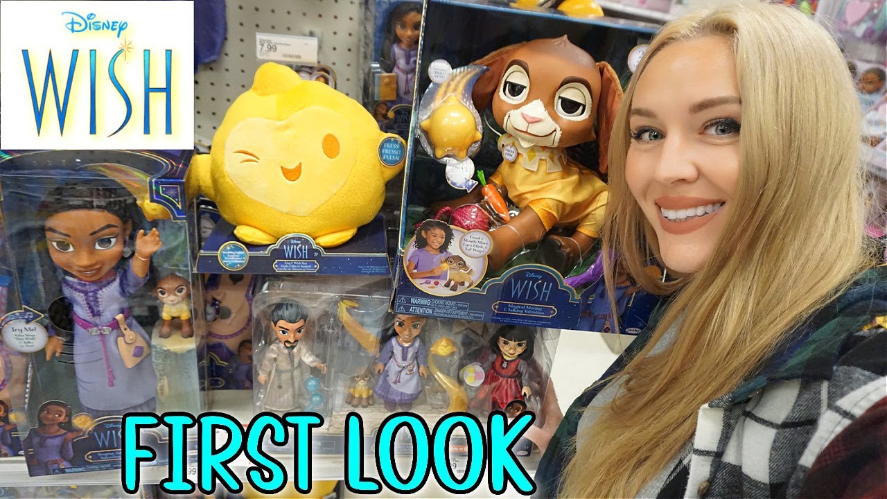 Disney Wish 2023! Первый взгляд на фильм. Товары, игрушки, куклы, книги.