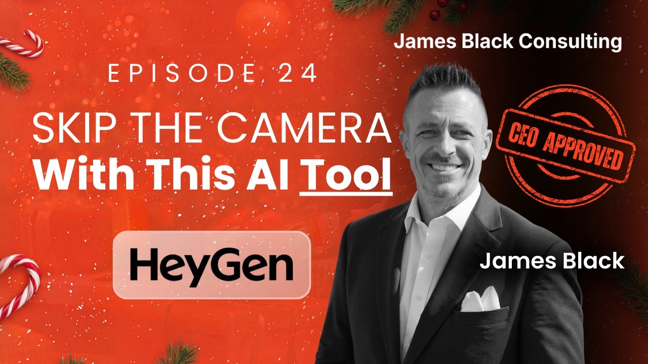 EP24:  This AI Avatar Steals Your Best Feature | with James Black