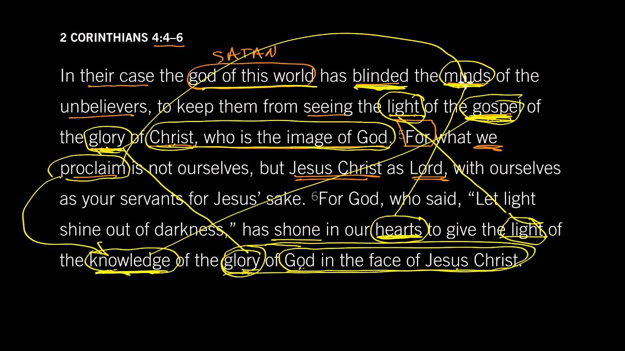 The Light of the Gospel of the Glory of Christ: 2 Corinthians 4:4–6