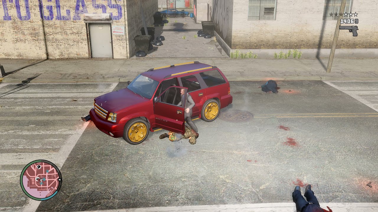 Grand Theft Auto IV - 6 Star Wanted Level - Niko get killed because of his legs