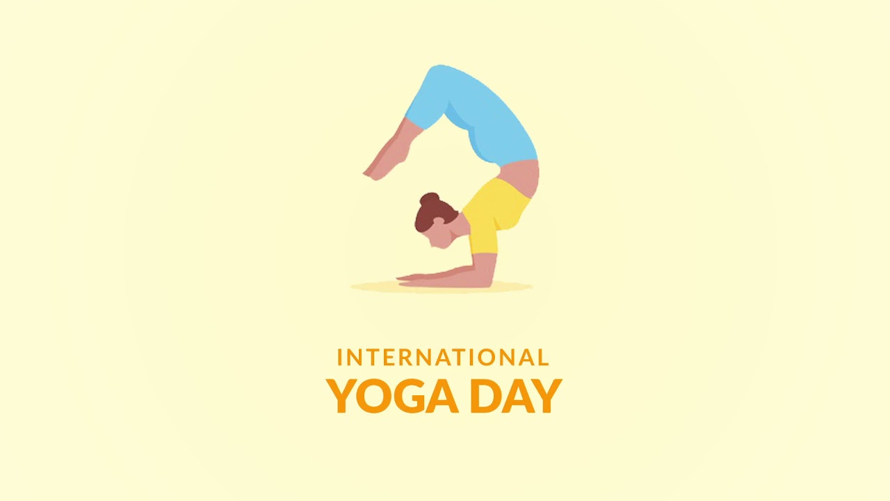 International Yoga Day 2021 | Yoga day green screen Animation