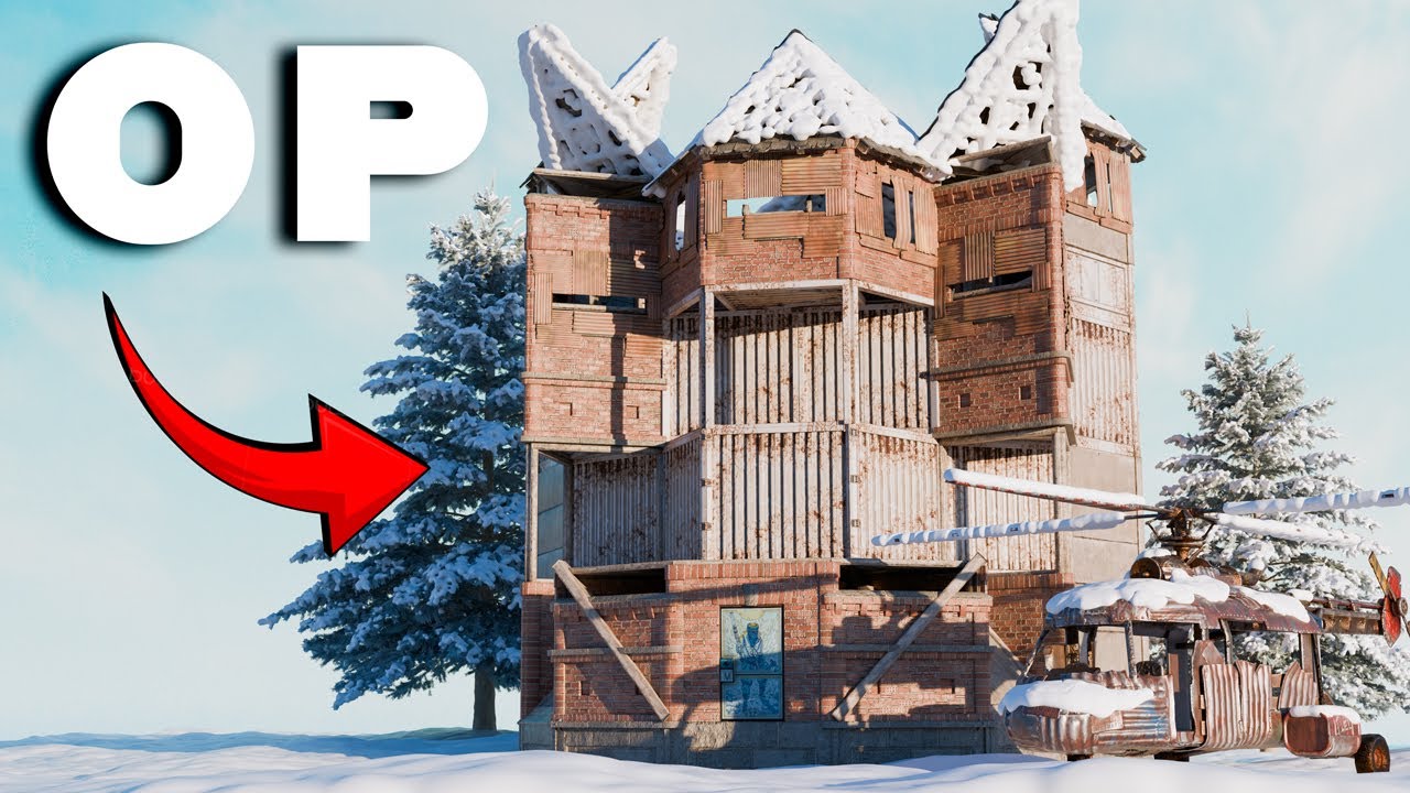 BEAST 2 — ОЧЕНЬ ПРОЧНАЯ конструкция соло/дуэта Rust (открытое ядро ​​+ бункер)