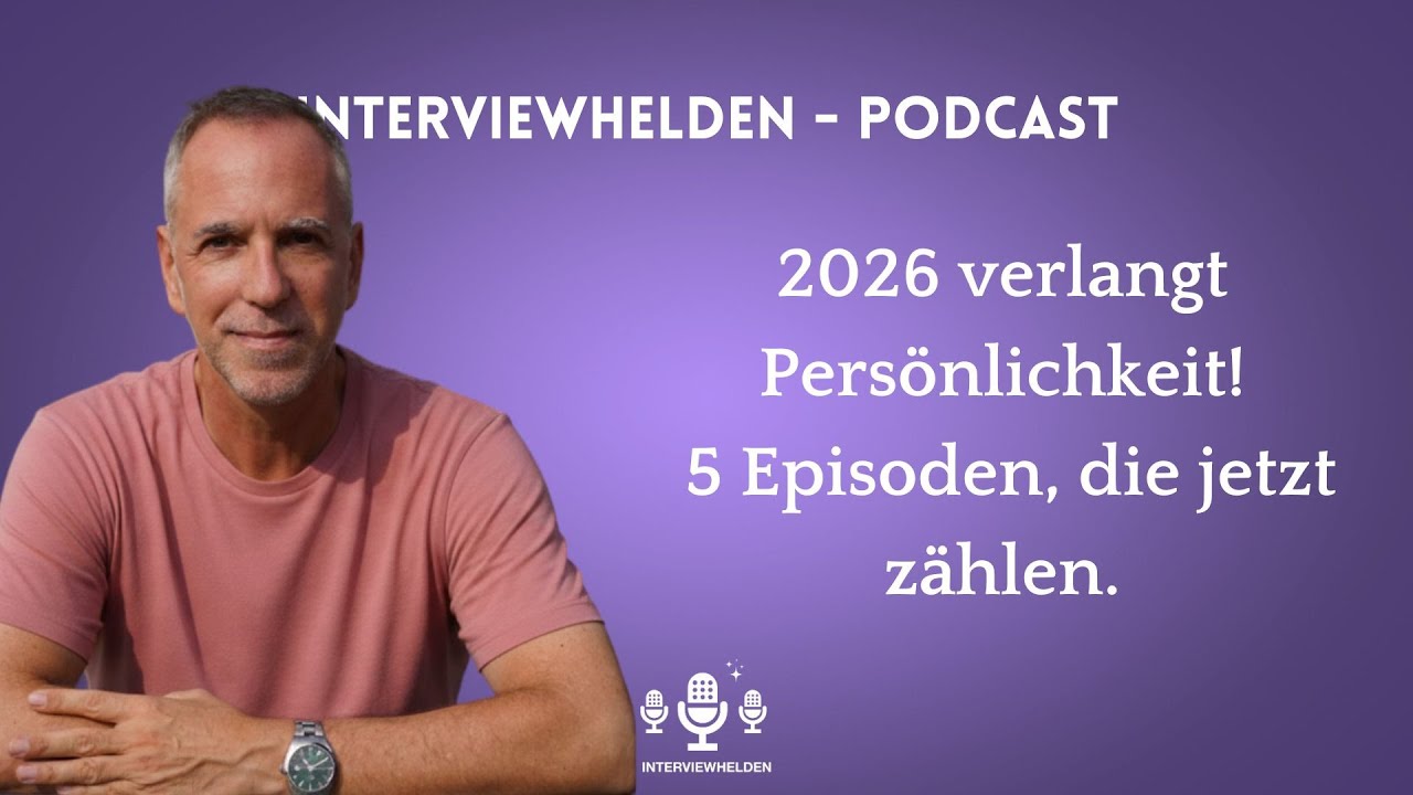 2026 verlangt Persönlichkeit – 5 Episoden, die jetzt zählen