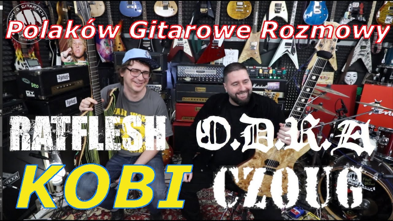 KOBI - O.D.R.A. & Ratflesh & Czoug - ponad 30 gitar + 4 Laboga Mr Hector - Polak&oacute;w Gitarowe Rozmowy