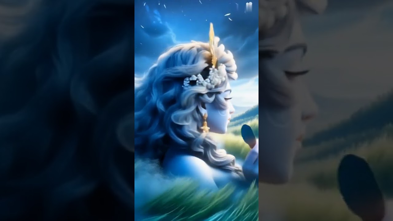 Shree krishna Cutness ai generated #shorts #explore #ai #midjourney #krishna #trending #hindu