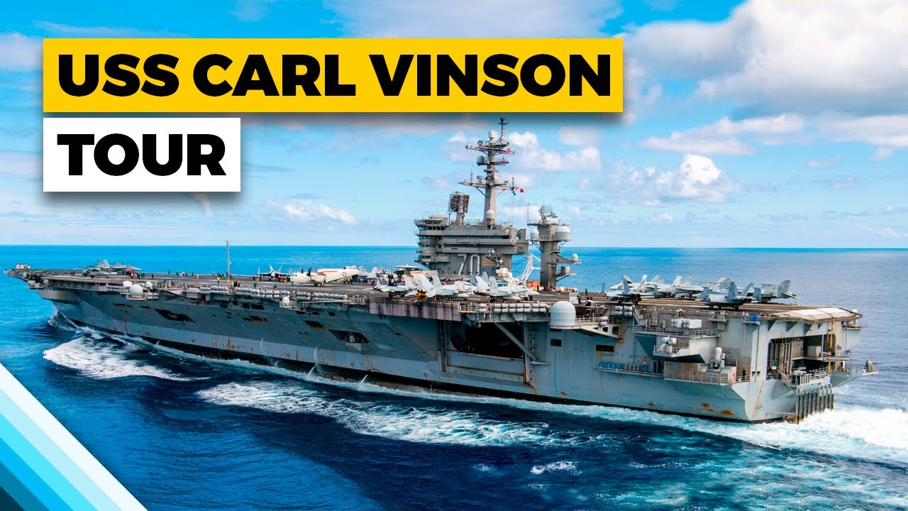 Экскурсия по авианосцу USS Carl Vinson | Знакомство с могучим авианосцем ВМС США