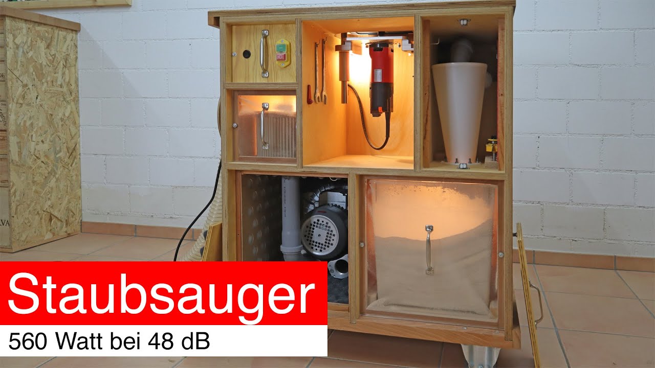 Staubsauger; 560 Watt bei 48 dB