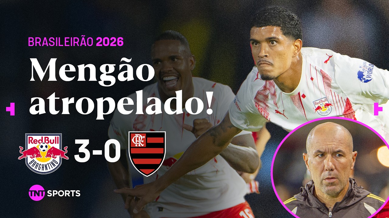 BRAGA MARCA GOLA&Ccedil;O, PULGAR &Eacute; EXPULSO E JARDIM PERDE A PRIMEIRA NO FLA! RB BRAGANTINO 3X0 FLAMENGO