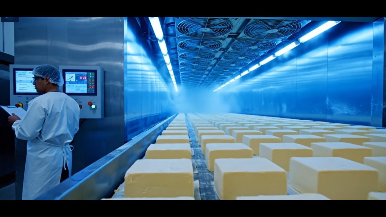 Inside a Modern Butter Processing Factory | Full Industrial Butter Making Process II Process Lab