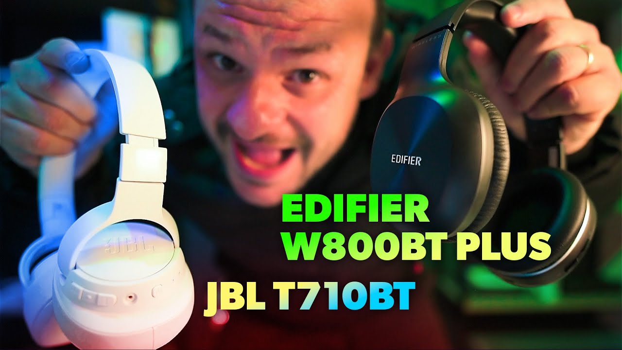 Fone Bluetooth - JBL T710BT vs Edifier W800BT Plus