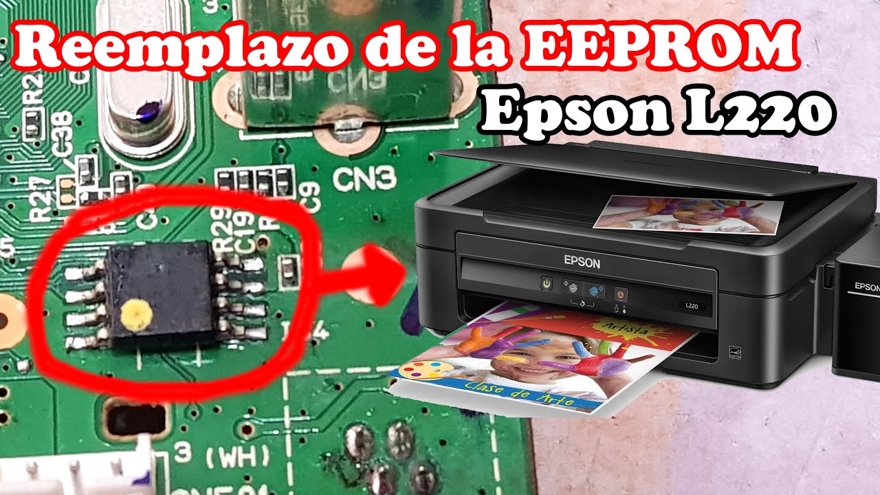 💪Reemplazo de la EEPROM - Epson L220 con firmware incorrecto