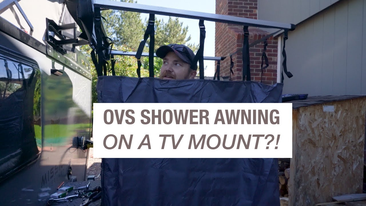MISSION OVERLAND SUMMIT OVS SHOWER AWNING INSTALL