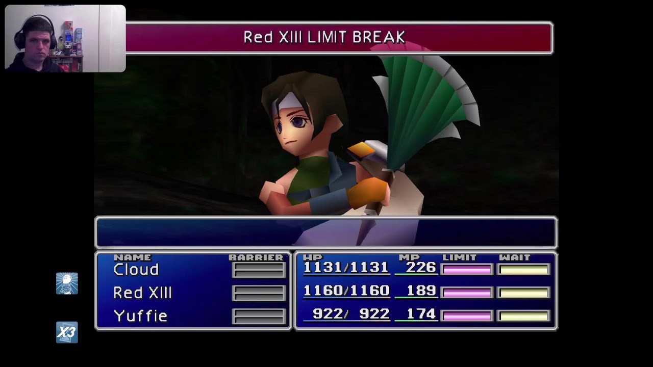 Smiley Bandit is playing FINAL FANTASY 7 come hang out