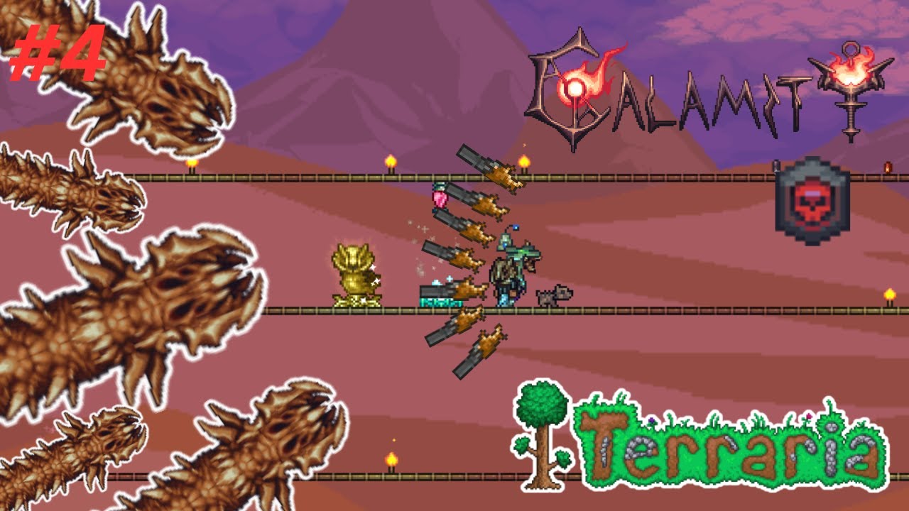 Terraria REVENGEANCE Mode Calamity Mod - DESERT SCOURGE 🏜️🐛