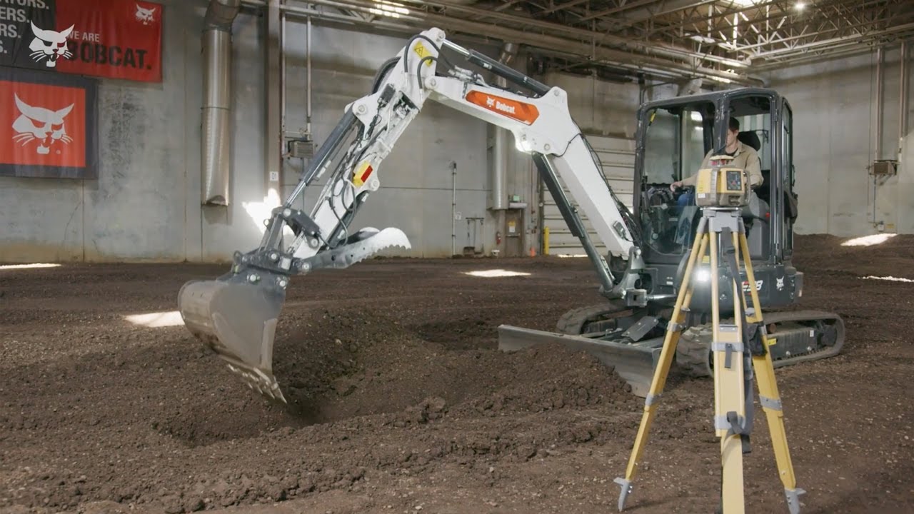 How to Use Depth Check with a Laser | Bobcat | Compact Excavators | Tutorial
